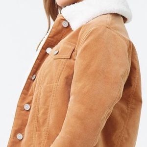 corduroy sherpa jacket never worn